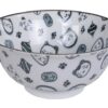 Zwarte Kom - Lucky Cats - 14.8 x 7cm 500ml | Tokyo Design Studio