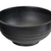 Zwarte Kom - Melamine - 700ml - 16 x 8cm | Tokyo Design Studio