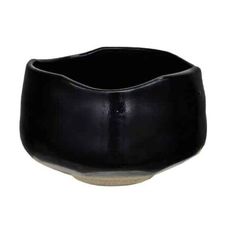 Zwarte Kom voor Matcha - 500ml - 11.5 x 7.5cm | Tokyo Design Studio