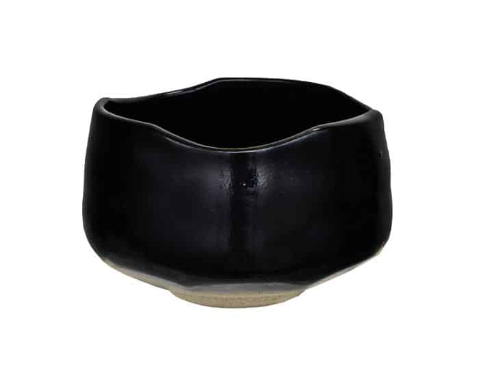 Zwarte Kom voor Matcha - 500ml - 11.5 x 7.5cm | Tokyo Design Studio