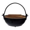 Zwarte Kookpot met Houten Deksel - Tokyo Design Kitchen - 16cm | Tokyo Design Studio