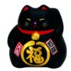 Zwarte Lucky Cats Figuur - The Oriental Shop - 9cm | Tokyo Design Studio