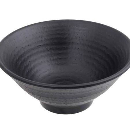 Zwarte Melamine Kom - 325ml - 14.2 x 6.35cm | Tokyo Design Studio