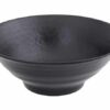 Zwarte Melamine Kom - 840ml - 21.4 x 8cm | Tokyo Design Studio