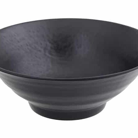 Zwarte Melamine Kom - 840ml - 21.4 x 8cm | Tokyo Design Studio
