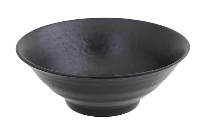 Zwarte Melamine Kom - 840ml - 21.4 x 8cm | Tokyo Design Studio