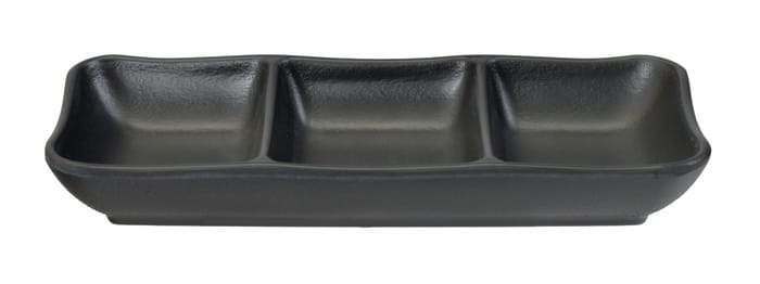 Zwarte Melamine Sauskom - The Oriental Shop - 3-delig - 19.6 x 8.4 x 2.7cm | Tokyo Design Studio
