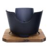 Zwarte Onderzetter voor de Pot - Keukenaccessoire - 12cm | Tokyo Design Studio