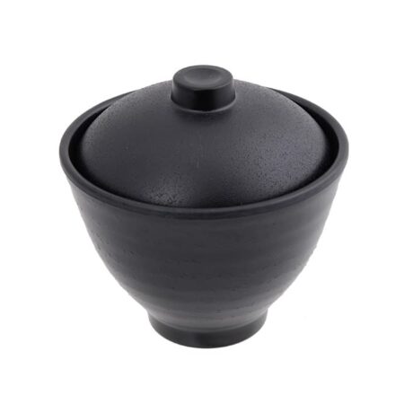 Zwarte Soepkom - Melamine - 250ml - 10.5 x 7.9cm | Tokyo Design Studio