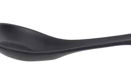 Zwarte Soeplepel - Melamine - 14.6 x 3.8 cm | Tokyo Design Studio