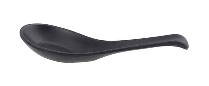 Zwarte Soeplepel - Melamine - 14.6 x 3.8 cm | Tokyo Design Studio