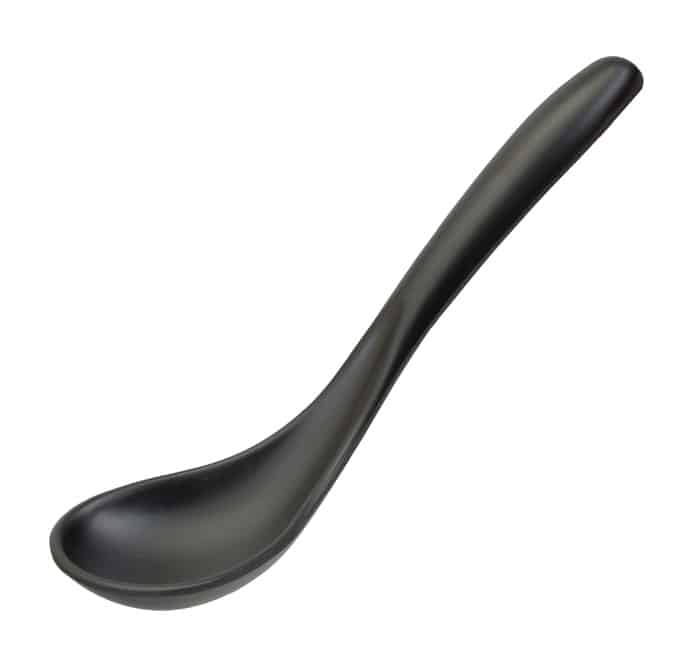 Zwarte Soeplepel - Melamine - 18.5cm | Tokyo Design Studio