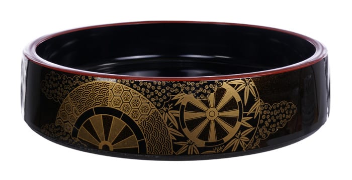 Zwarte Sushi Oke Kaza - Lacquerware - 21 x 6 cm | Tokyo Design Studio