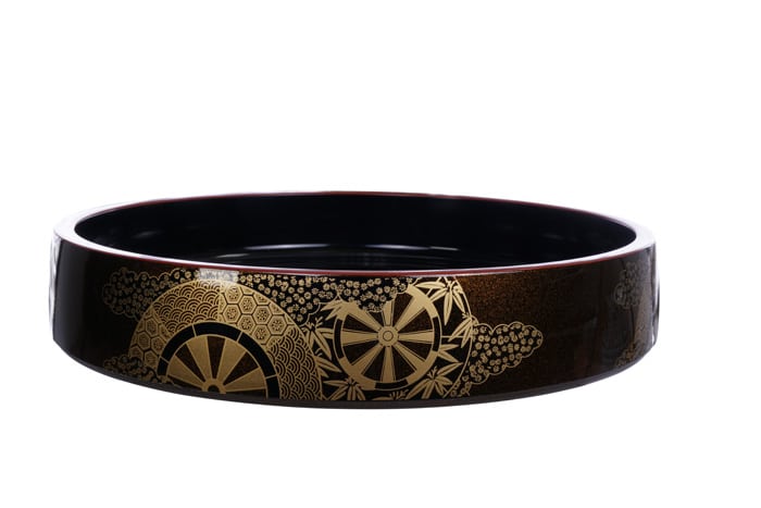 Zwarte Sushi Oke Kaza - Lacquerware - 37 x 6cm | Tokyo Design Studio