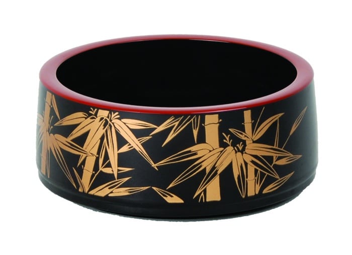 Zwarte Sushi Oke Kaza - Lacqueware - 16 x 6 cm | Tokyo Design Studio