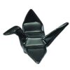 Zwarte eetstokjes legger Kraanvogel - Black Series | The Oriental Selection