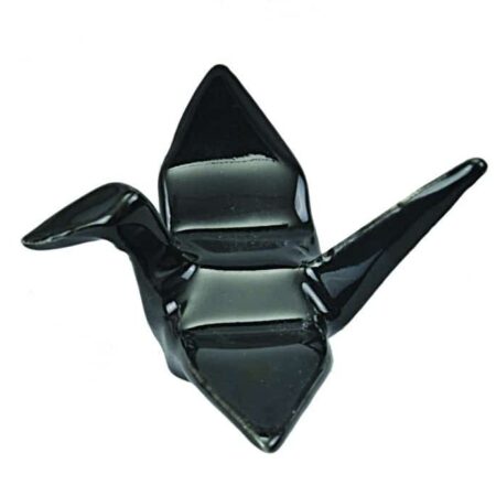 Zwarte eetstokjes legger Kraanvogel - Black Series | The Oriental Selection