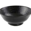 Zwarte keramische kom - 1300ml - 21x8.5cm | Tokyo Design Studio