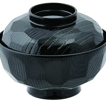 Zwarte kom met deksel - Tokyo Design Studio - 300ml - 12 x 9.5cm | Tokyo Design Studio