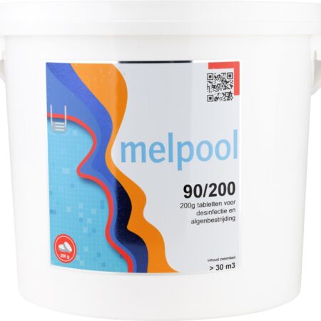 Zwembad chloor - Melpool grote chloortabletten 200g 5kg | Melpool
