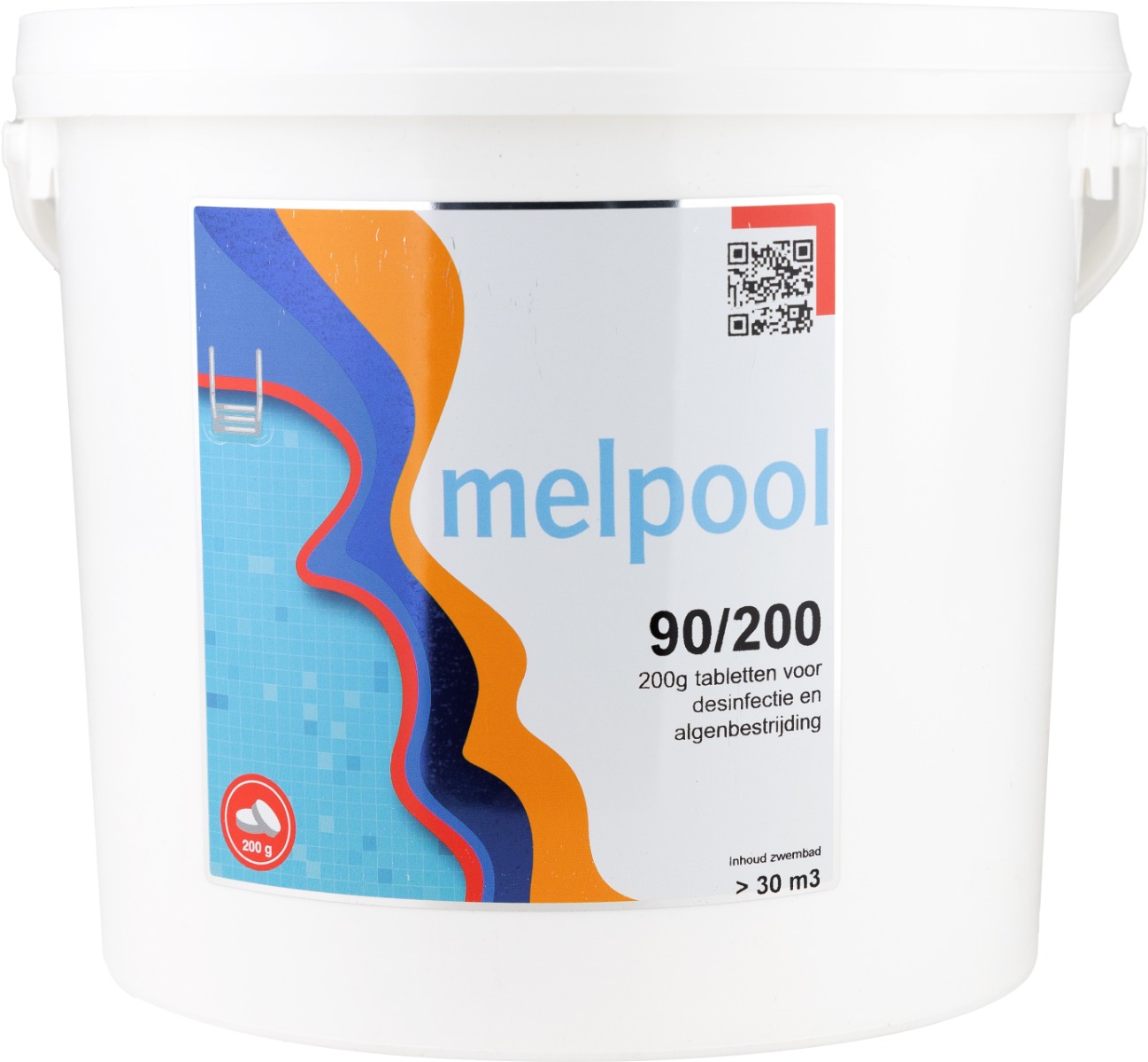 Zwembad chloor - Melpool grote chloortabletten 200g 5kg | Melpool