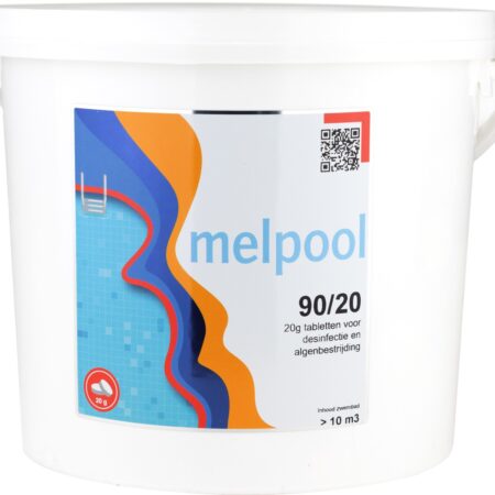Zwembad chloor - Melpool kleine chloortabletten 20 grams 5 kg | Melpool