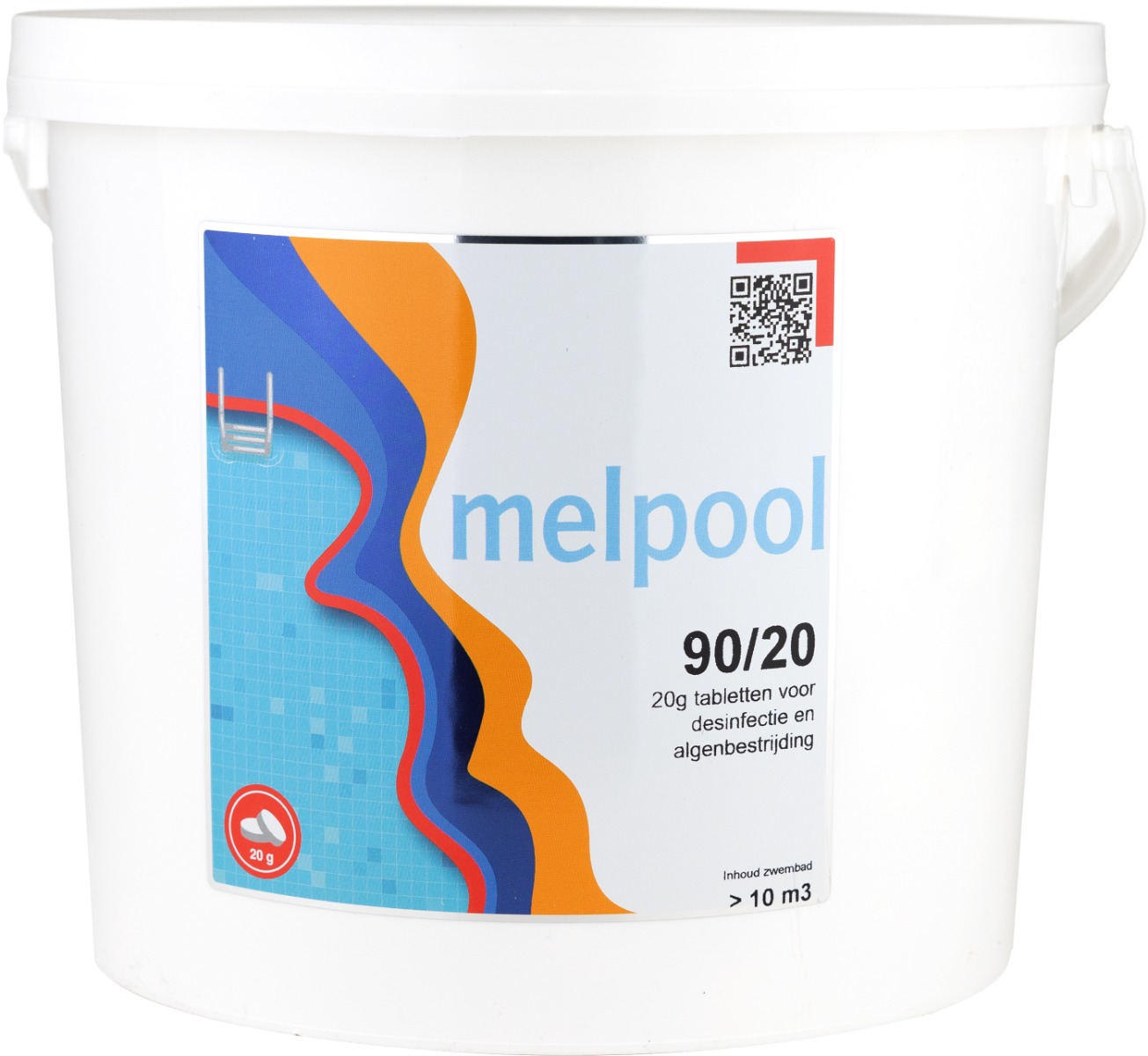 Zwembad chloor - Melpool kleine chloortabletten 20 grams 5 kg | Melpool