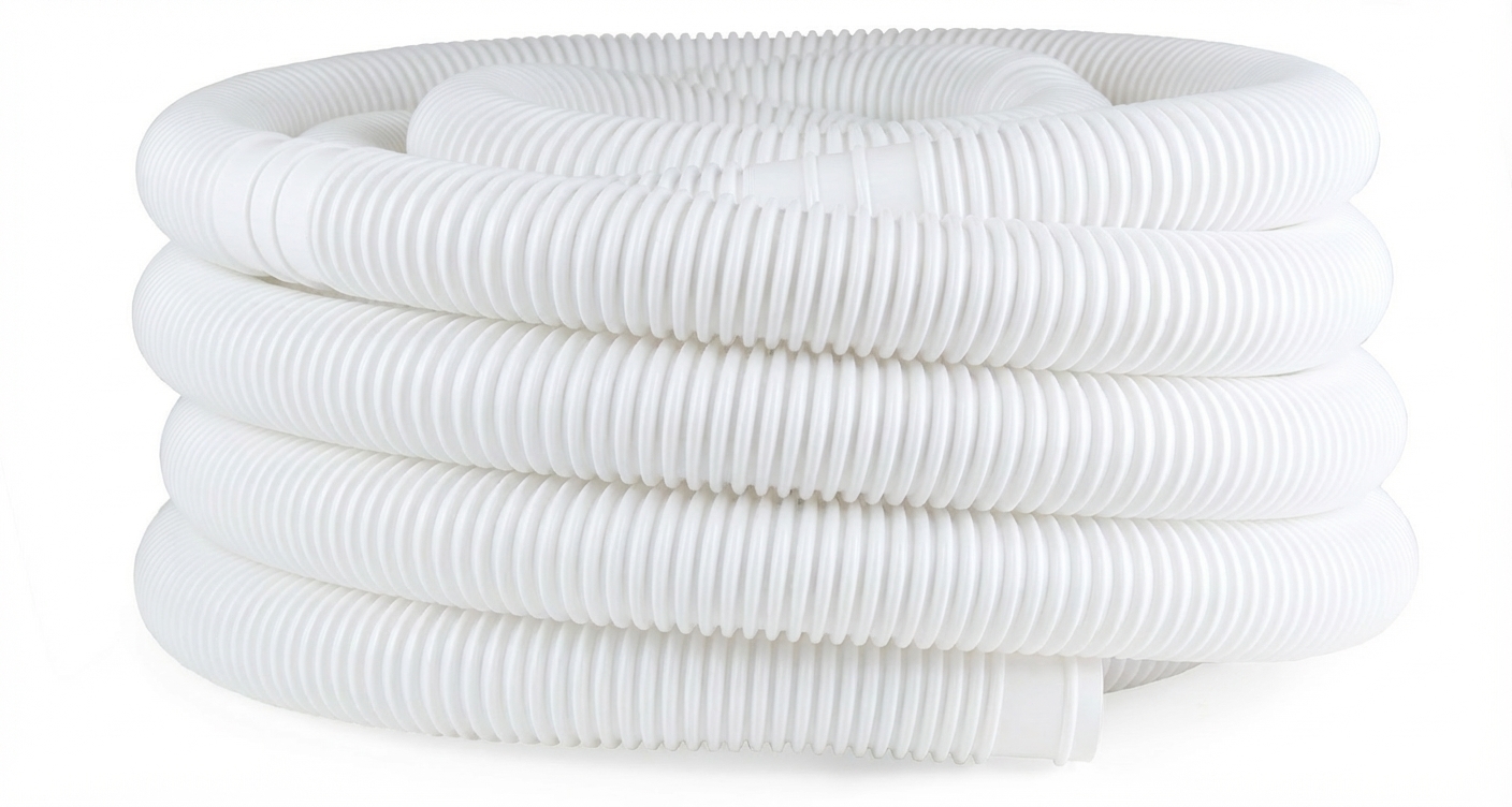 Zwembadslang 38 mm - 2 meter - Wit | W'eau