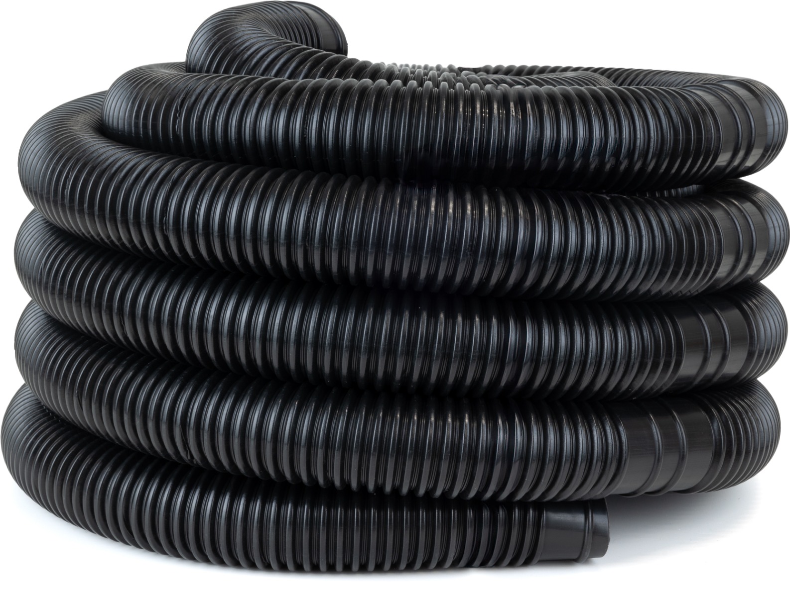 Zwembadslang 38 mm - 25 meter - Zwart | W'eau