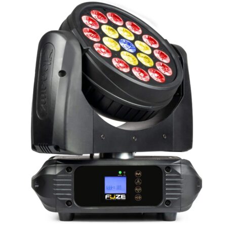 beamZ FUZE1910 wash moving head - 3 LED ringen - 19x 10W LED's | BeamZ