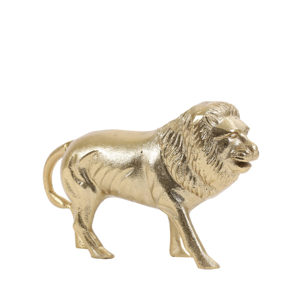beeld lion goud |