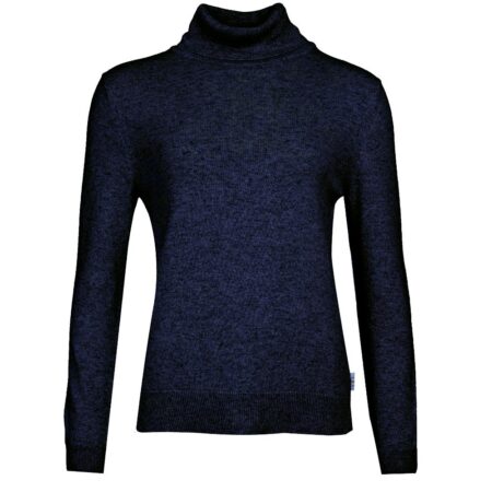 damestrui Pendle roll collar navy brown ruit | Barbour
