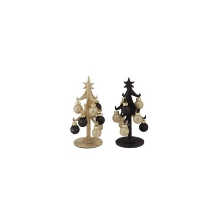 everlands kunstkerstboom Sparkly 6x6x15cm | Merkloos