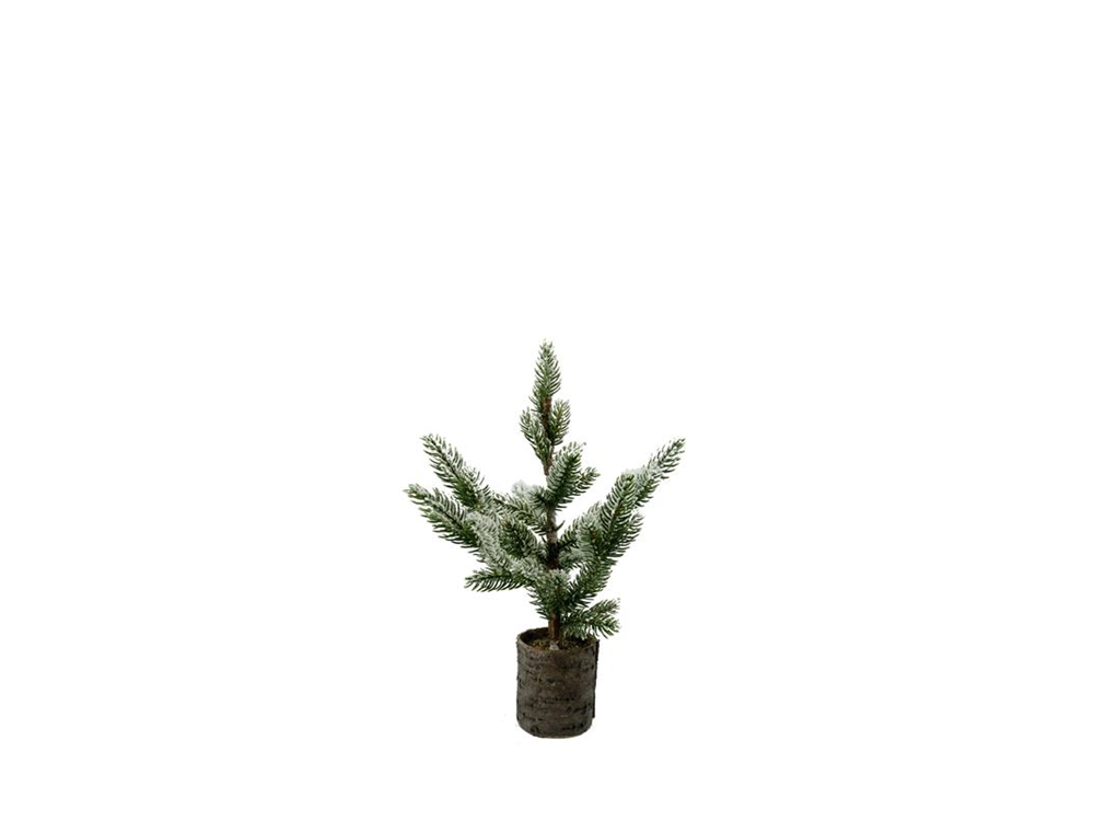 everlands kunstkerstboom met sneeuw in pot 37cm | House of nature