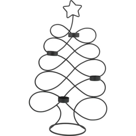 everlands kunstkerstboom theelichthouder 48cm | Home & Styling