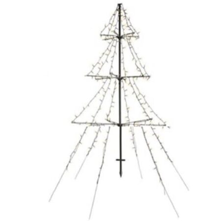 everlands kunstkerstboom vorm LED buitenverlichting 180 | Svenska Living