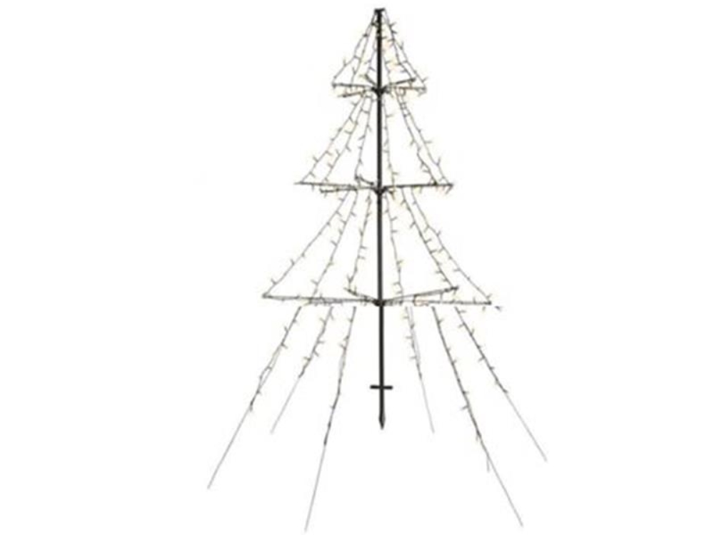 everlands kunstkerstboom vorm LED buitenverlichting 180 | Svenska Living