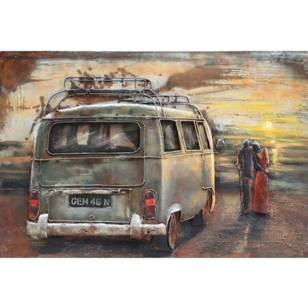 gave special 3D art bus zonsondergang |