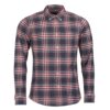 heren shirt highland check 11 tailored grey marl | Barbour