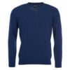 herentrui essential lambswool v neck deep blue | Barbour
