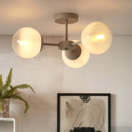 its about RoMi Plafondlamp Aspen 3-lamps - Wit | it's about RoMi