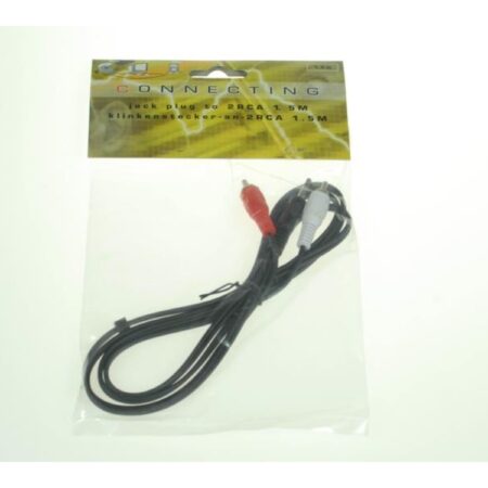 kabel jack plug naar 2rca 1.5mtr connect | LifeTime