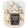 kersthanger goud mix glas set a 12 stuks | Merkloos