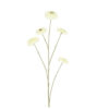 kunstbloem Zinnia wit |