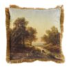 kussen fluweel landschap |
