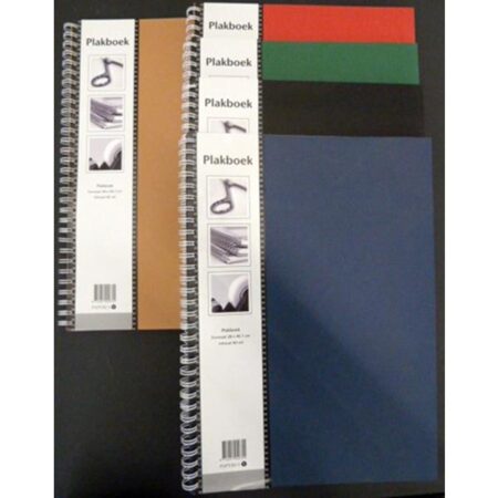 plakboek neutraal 28x40cm 40vel 5st | Merkloos