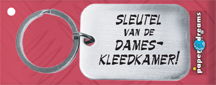 sleutelhanger dameskleedkamer | Paperdreams