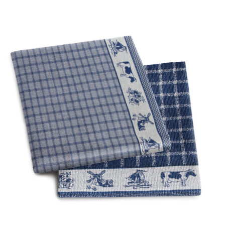 thee- en keukendoek Dutchie Blue | DDDDD