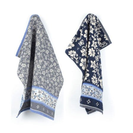 thee- en keukendoek set dragonfly Blauw | Bunzlau Castle