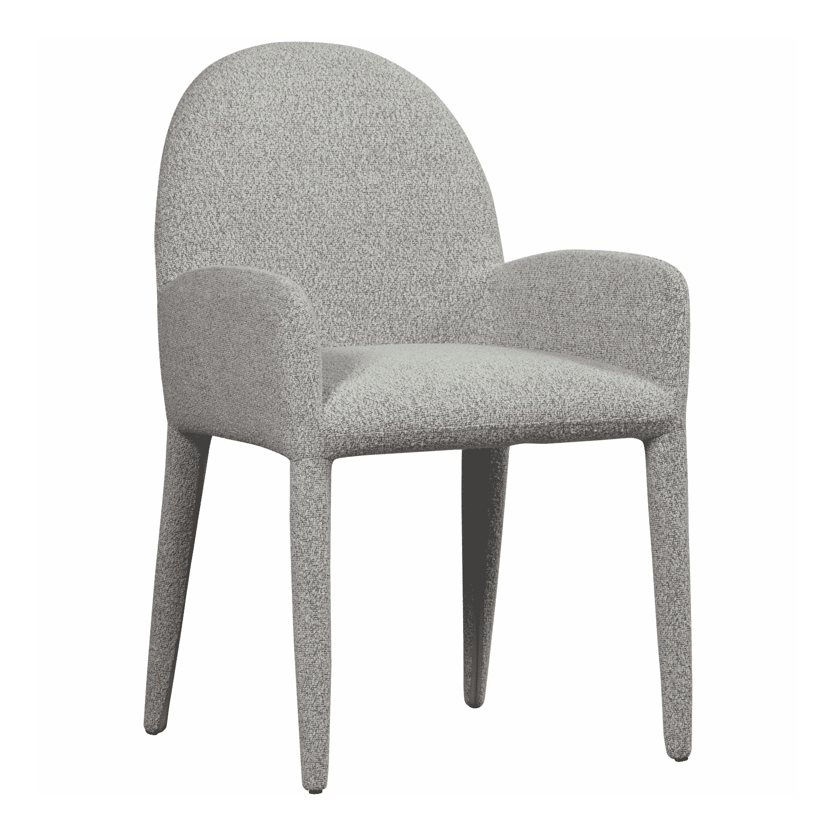vtwonen Eetkamerstoel Elegance Bouclé - Greige | vtwonen